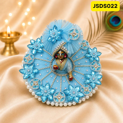 Sky Blue Laddu Gopal Poshak for Small Sizes (0-3)| JSDS022