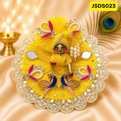 Yellow Laddu Gopal Poshak for Small Sizes (0-3)| JSDS023