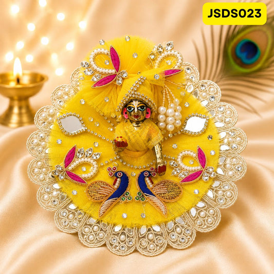 Yellow Laddu Gopal Poshak for Small Sizes (0-3)| JSDS023