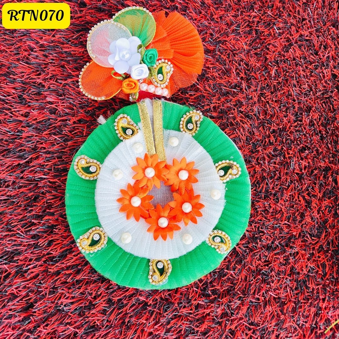 Tricolor Laddu Gopal Poshak – Celebrate the Spirit of Republic Day  |Size- ( 0, 1, 2, 4 )| RTN070