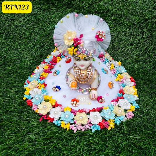 Vibrant Multicolor  Laddu Gopal Poshak – Festive Holi Design |Size- 4  | RTN123
