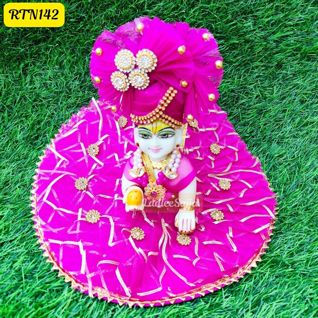 Golden rani Laddu Gopal Dress | RTN142