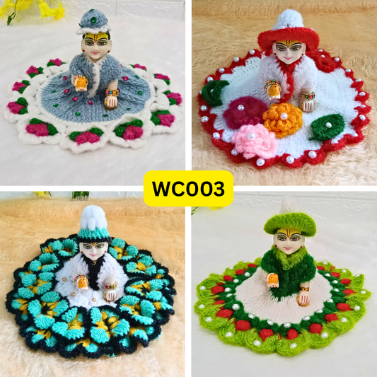 Winter Special Premium Woollen Dress Combo Pack of 4 (random design and color) | WC003