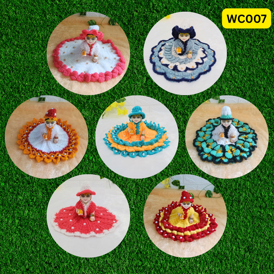 Winter Special Premium Woollen Dress Weekly Combo Pack of 7 (random design and color) | WC007