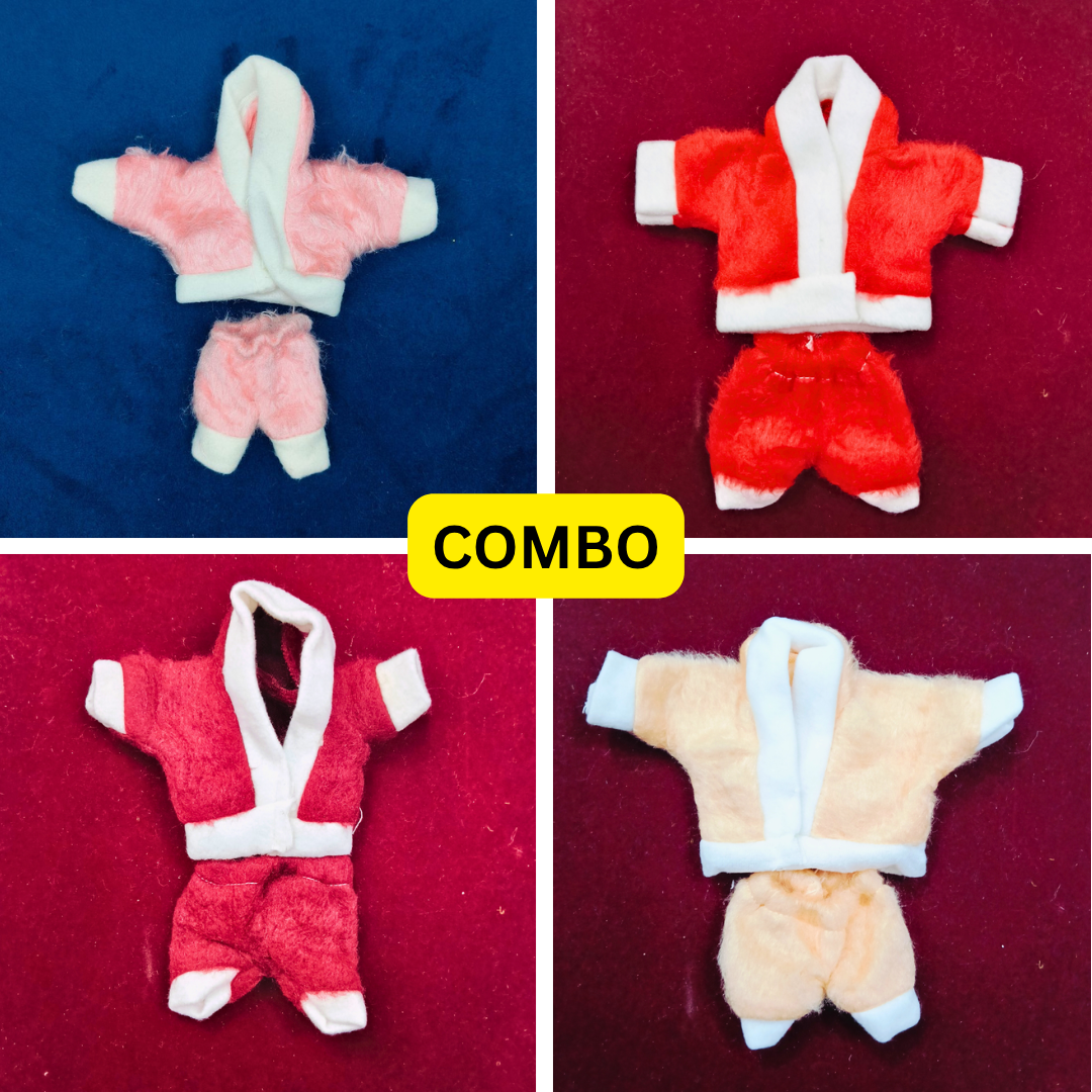 Woolen Monkey Suit for Laddu Gopal combo pack of 4