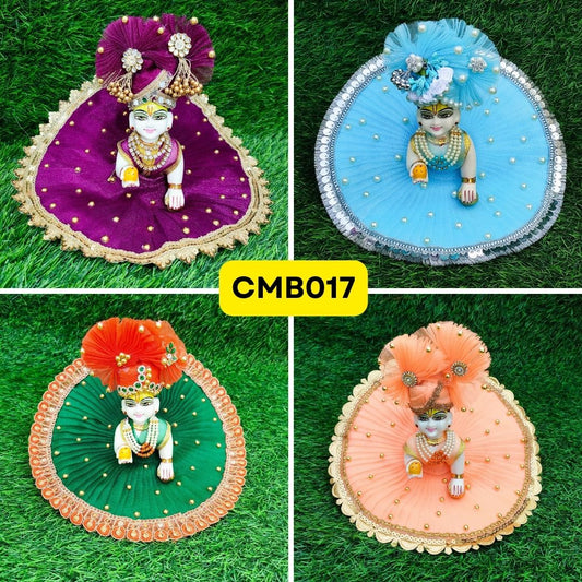 Laddu Gopal Net Poshak Collection - CMB017 (Pack of 4)