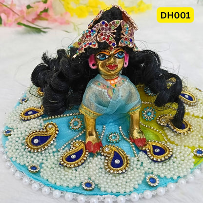 Designer Hair Wig for Laddu Gopal & Radha Krishna - DH001