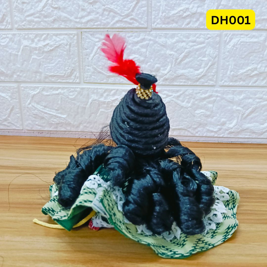 Designer Hair Wig for Laddu Gopal | size- 6 number | DH001