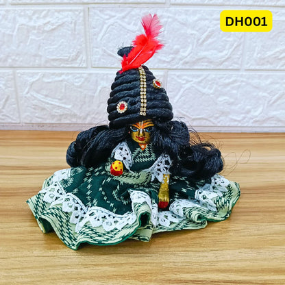 Designer Hair Wig for Laddu Gopal | size- 6 number | DH001