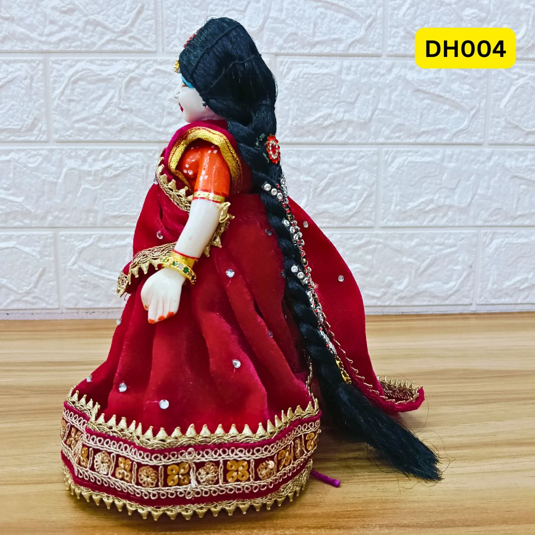 Designer Hair Wig Choti for Radha Rani ji | size- 2, 4, 6 number | DH004