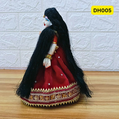 Designer Hair Wig Choti for Radha Rani ji | size- 5 Number | DH005