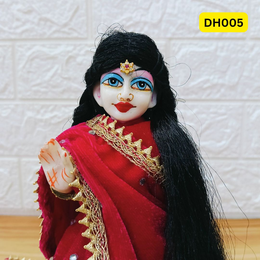Designer Hair Wig Choti for Radha Rani ji | size- 5 Number | DH005