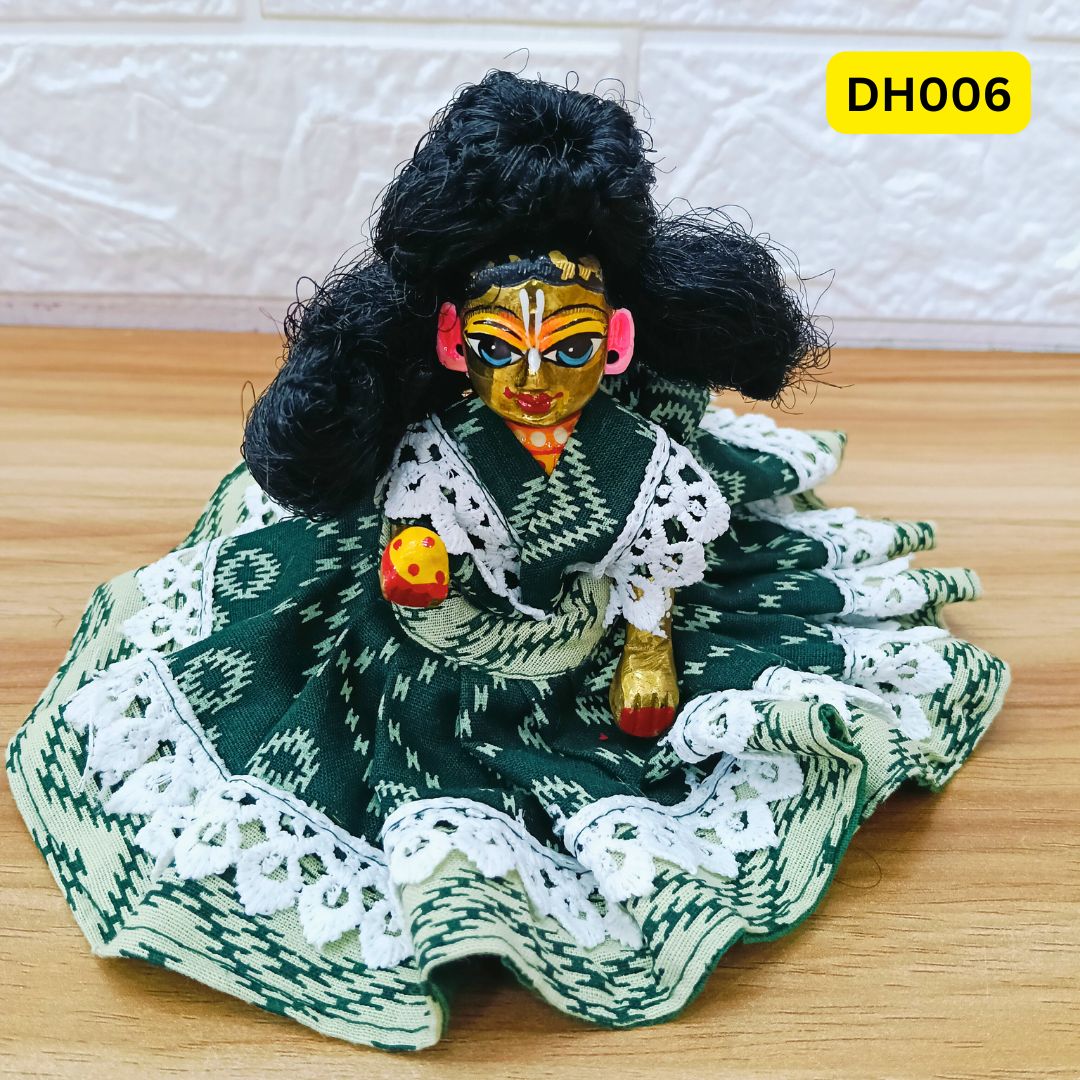 Designer Hair Wig for Laddu Gopal ji | size- 0, 2, 3, 4, 5, 6 Number | DH006