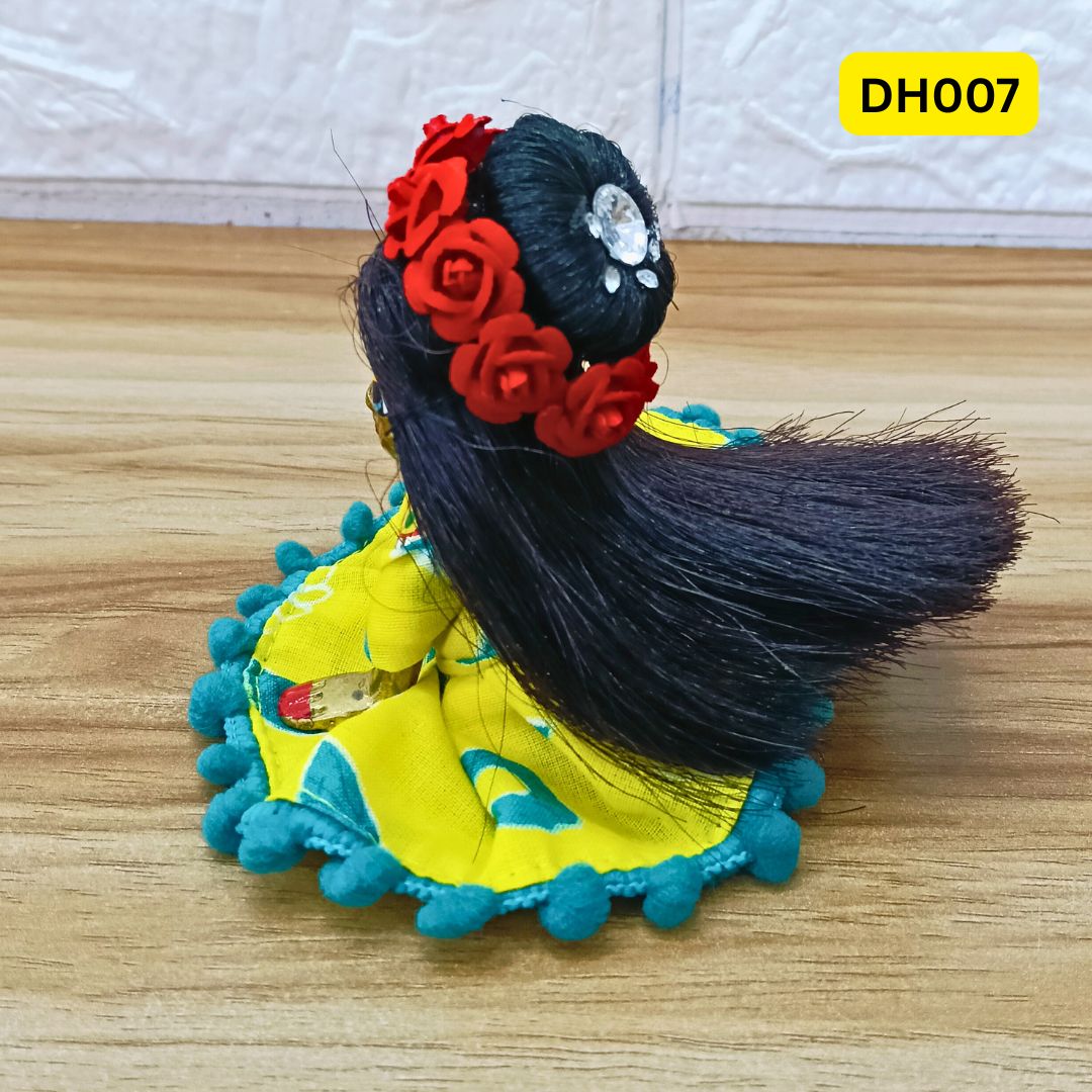 Designer Open Hair Wig for Radh Rani ji | size- 2 Number | DH007