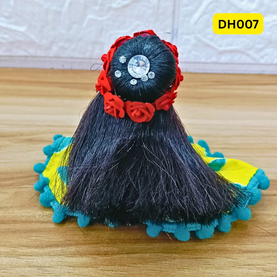 Designer Open Hair Wig for Radh Rani ji | size- 2 Number | DH007