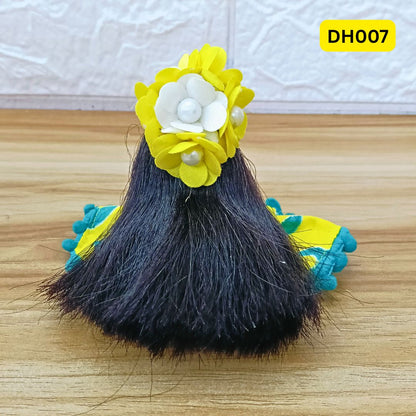 Designer Open Hair Wig for Radh Rani ji | size- 2 Number | DH007