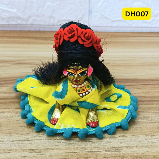 Designer Open Hair Wig for Radh Rani ji | size- 2 Number | DH007