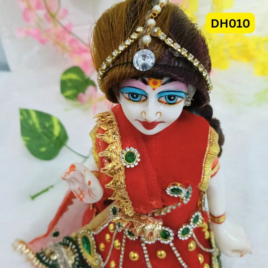 Designer Highlighted Hair Wig Chhoti for Radha Rani - DH010