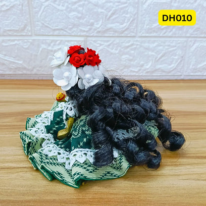 Designer Open Hair Wig for Laddu Gopal ji | size- 6 Number | DH010