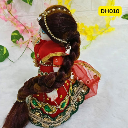Designer Highlighted Hair Wig Chhoti for Radha Rani - DH010