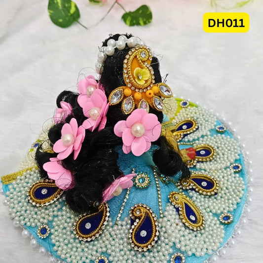 Designer Hair Wig for Laddu Gopal/Bal Radha Ji- DH011