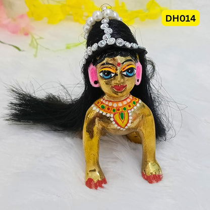 Designer Hair Wig for Laddu Gopal/Bal Radha Ji- DH014