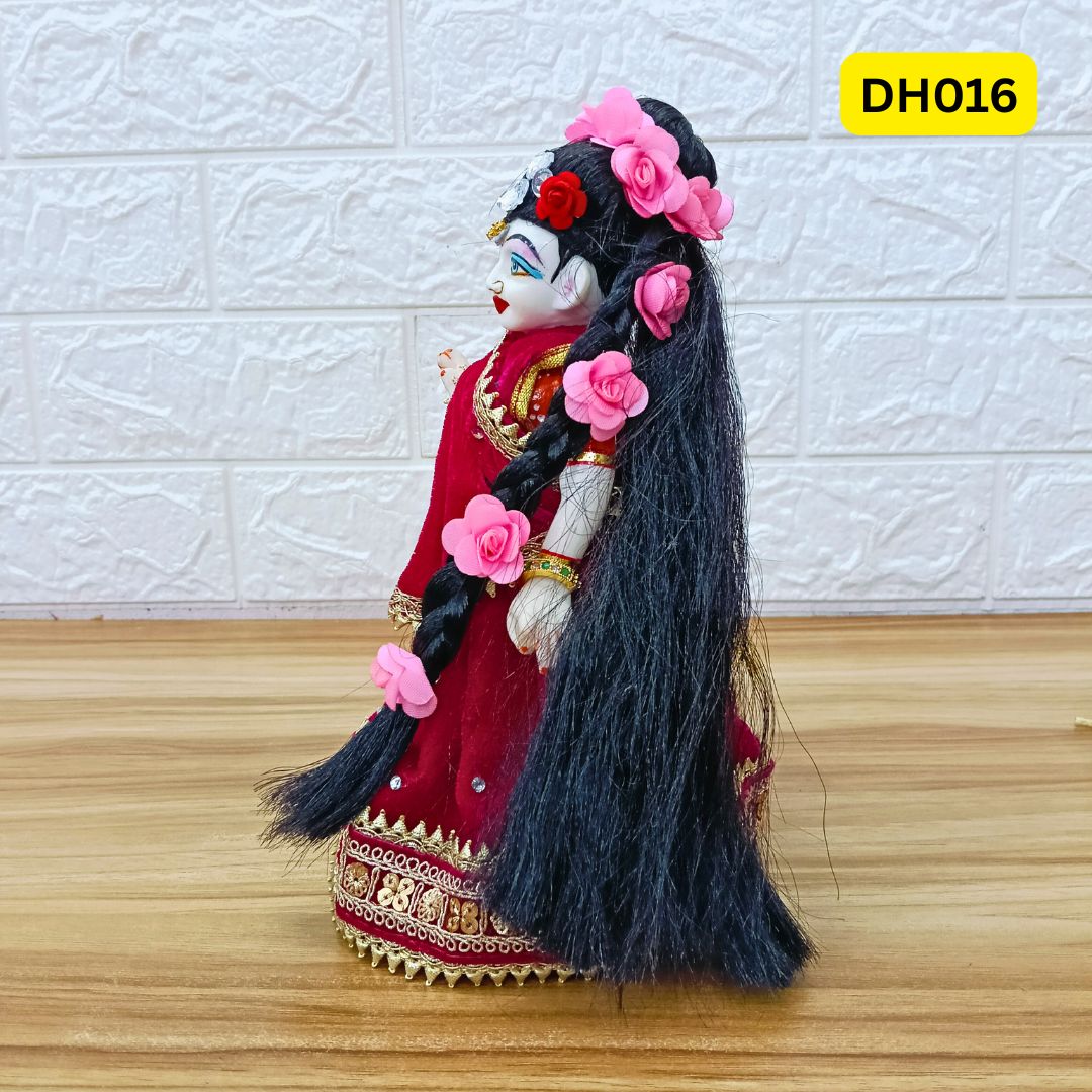 Designer One Hair Choti  Wig for Radha Rani ji | size- 2, 3, 4, 5 Number | DH016