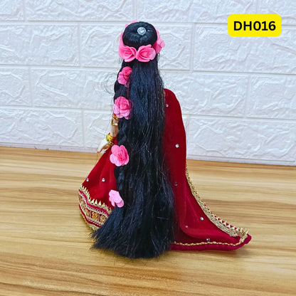 Designer One Hair Choti  Wig for Radha Rani ji | size- 2, 3, 4, 5 Number | DH016