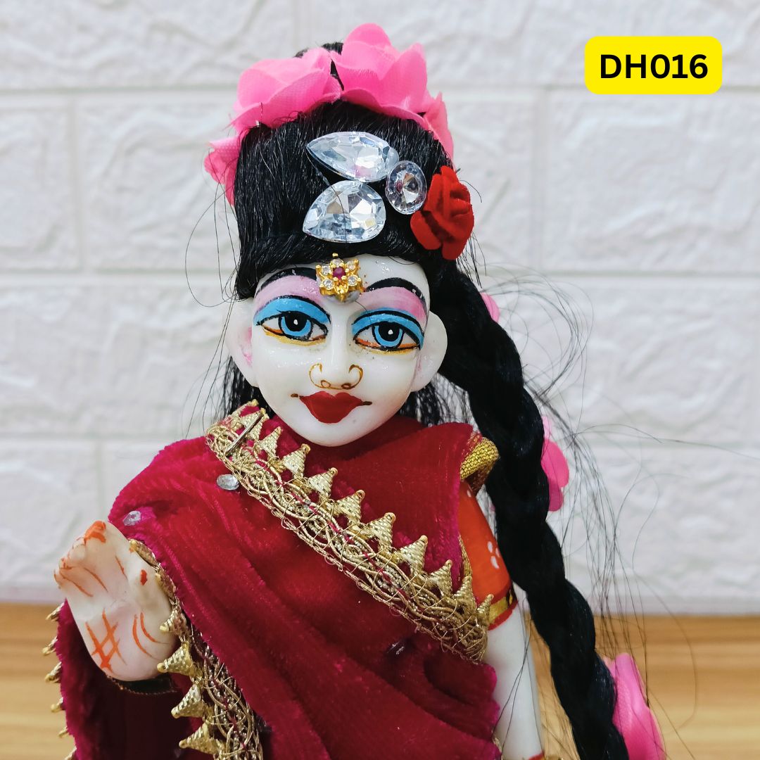 Designer One Hair Choti  Wig for Radha Rani ji | size- 2, 3, 4, 5 Number | DH016
