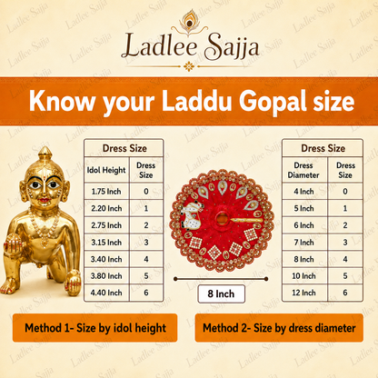 Yellow Peacock Theme Laddu Gopal Poshak |Size- 4, 5 | RTN056